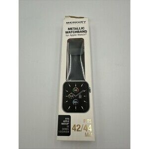 Merkury Innovations Metallic Watchband for Apple Watch Series 1/2/3/4/5/6.42/44